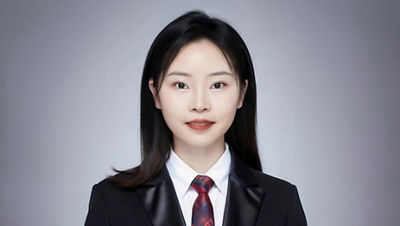 Retrato en primer plano de Katie.